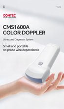 CMS1600A Color Doppler Ultrasound Scanner Wifi Wireless Machine Software 2 Probe