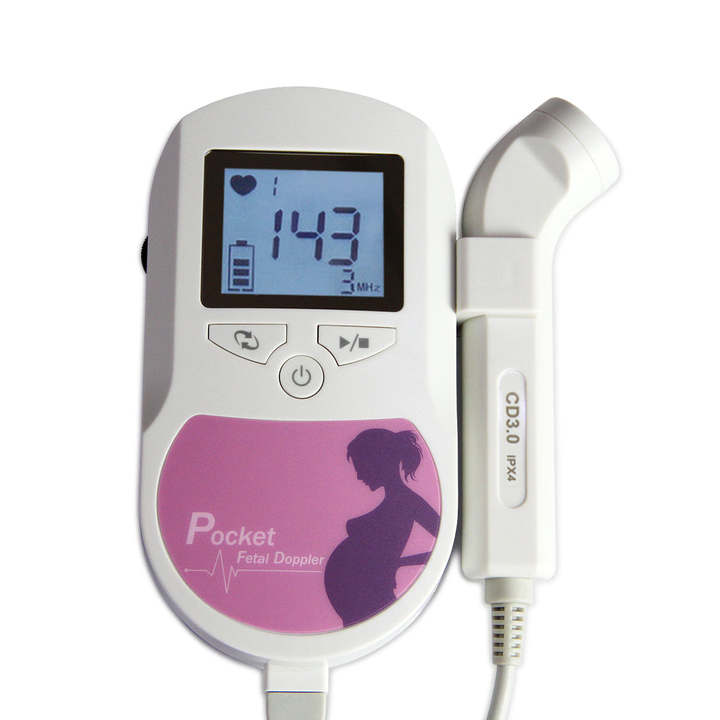 Fetal Doppler bebé latido voz El embarazo Monitor cardíaco Prenatal COfoe  🇪🇸