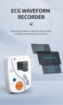 TLC6000 Dynamic 12 Channel 24 hours ECG/EKG Holter Recorder Systems Monitor Software Analyzer