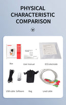 TLC6000 Dynamic 12 Channel 24 hours ECG/EKG Holter Recorder Systems Monitor Software Analyzer