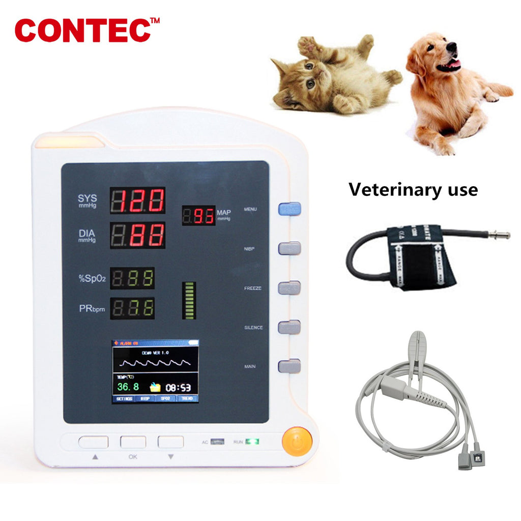 CMS5100 VET Veterinary Vital Signs Monitor CCU ICU Patient Monitor NIB ...