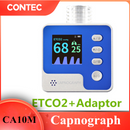 CONTEC CA10M Mainstream ETCO2 Capnograph Respiration Rate End-tidal CO2 Monitor for human and animals