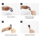 Pulse Oximeter Fingertip, Blood Oxygen Saturation Monitor (SpO2) with Case and Lanyard