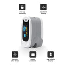 100Pcs Pulse Oximeter CMS50N GRAY SpO2 and Pulse Rate