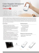 CMS1600A Color Doppler Ultrasound Scanner Wifi Wireless Machine Software 2 Probe