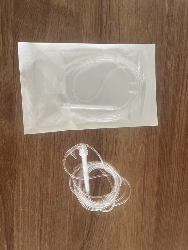 Nasal oxygen cannula for sidestream ETCO2 Capnograph with dry tube