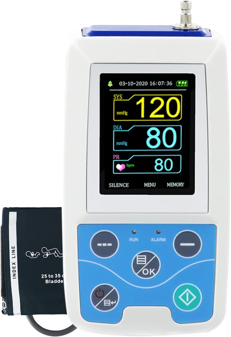 Ambulatory Blood Pressure Monitor NIBP Holter ABPM50 USB Software 24 H –  ContecEurope
