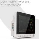 NEW Version CMS8000 12.1'' color TFT LCD Screen Patient Monitor ECG, RESP, SpO2, PR, NIBP, dual-channel TEMP