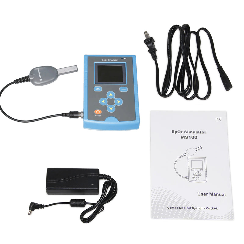 MS100 SpO2 Pulse Rate Blood Oxygen Simulator Pulse Oximeter reaction time