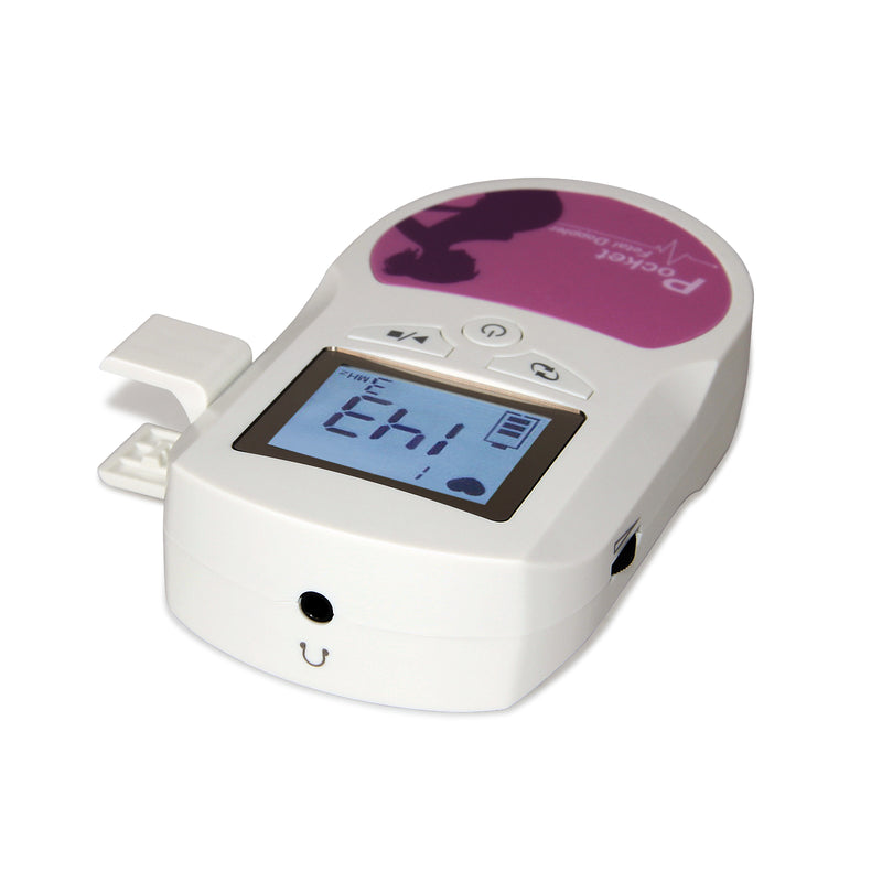 Fetal Heart Doppler LCD Pocket Prenatal Baby Sound Monitor