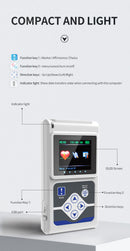 CONTEC TLC5000 ECG Holter 12 Channel 24h EKG Monitor PC Software Analyzer FDA&CE