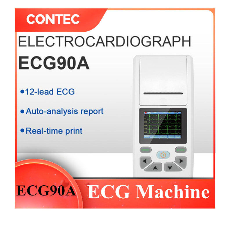 ECG90A Touch 12-lead ECG&EKG Machine Electrocardiograph Sync PC Softwa ...