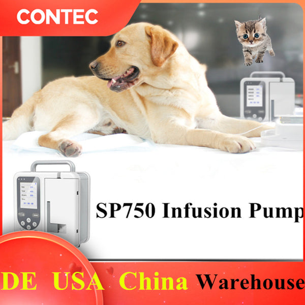 CONTEC SP750VET Veterinary Volumetric Infusion Pump Syringe IV Fluid Pump Driver Administration