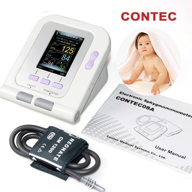 CONTEC08A Digital Blood Pressure Monitor Infant/Neonate Upper Arm