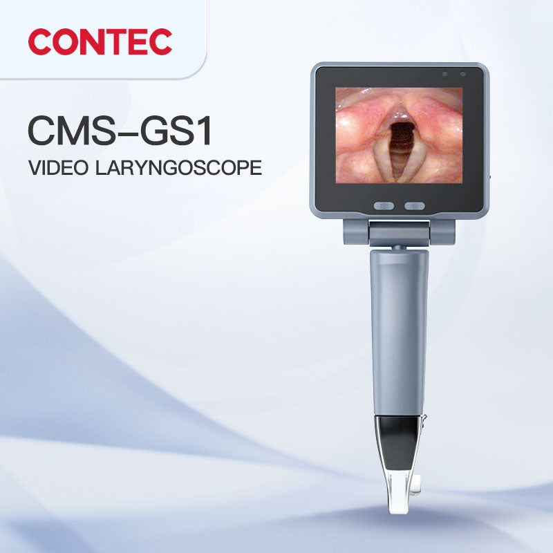 CONTEC GS1 Portable Anesthesia Handheld Visual Video Laryngoscope Reusable Blade