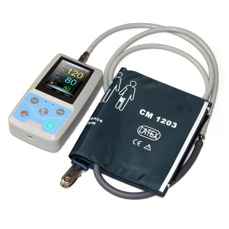 CONTEC PM50 NIBP Patient Monitor BP SPO2 PR dynamic blood pressure alarm PC software - contechealth