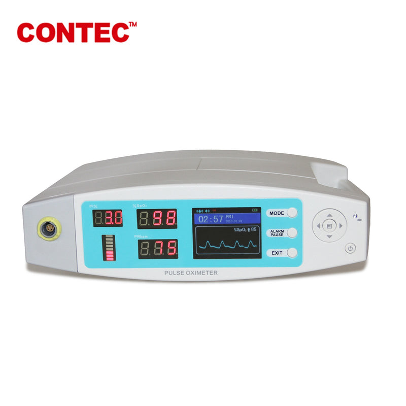 Contec CMS70A Portable Pulse Oximeter SPO2 Sensor Blood Oxygen Heart Rate PC Software - contechealth