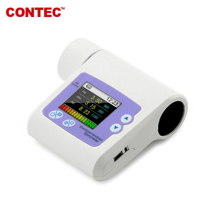 CONTEC SP10 Pulmonary Function Lung Volume Check Spirometer,USB+PC Software - contechealth