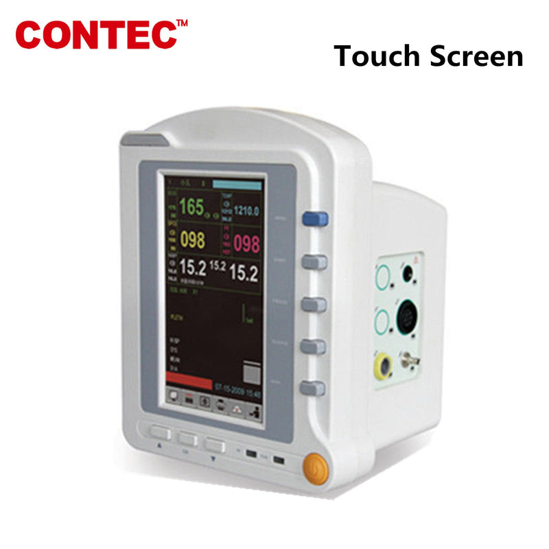 Touch Screen CMS6500 ICU Patient Monitor 7'' TFT color LCD ECG,NIBP,SPO2,PR,RESP,TEMP - contechealth