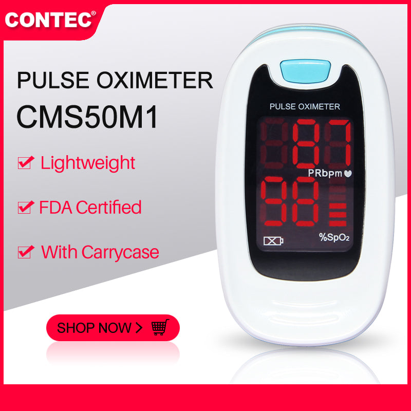 10pcs CONTEC CMS50NA OLED Fingertip Pulse Oximeter Spo2 Monitor Pulse Rate Promotion