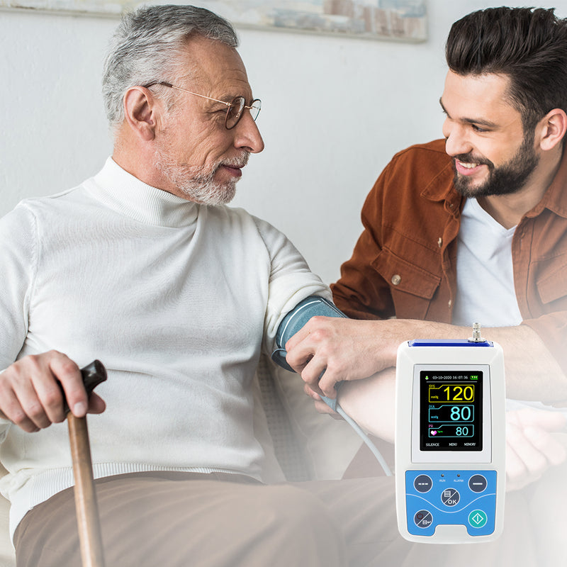 CONTEC PM-50 PATIENT MONITOR , WITH SPO2 AND CONTINUOUS BLOOD PRESSURE  MONITORRING , DATA COMMUNICATE WITH PC - Blood Pressure Monitor Depot