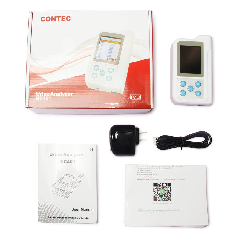 CONTEC BC401 Handheld Urine Analyzer 11-parameter 600pcs test Strip,Bluetooth - contechealth