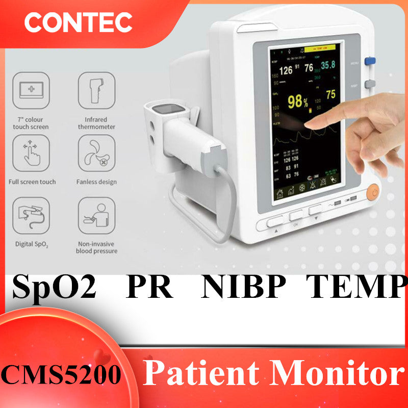Contec CMS5200 patient monitor 4 parameters SpO2 PR NIBP TEMP