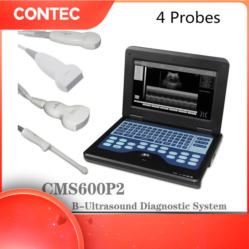 CONTEC CMS600P2 10.1 Inch Portable Ultrasound Scanner Laptop Machine For Human FDA CE