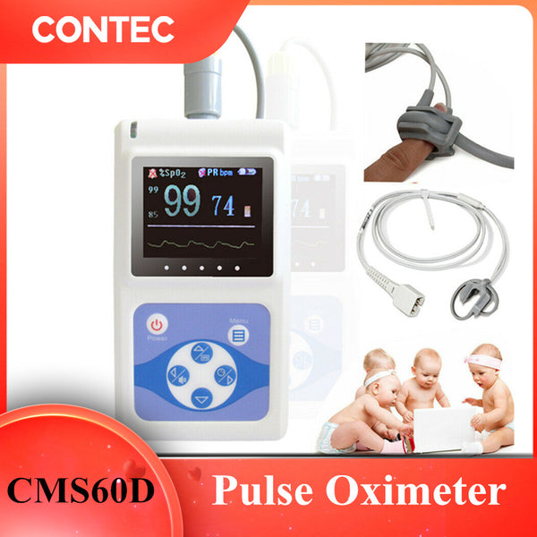 CONTEC CE&FDA CMS60D Neonatal Infant pediatric Kids Born Pulse Oximeter Spo2 Monitor