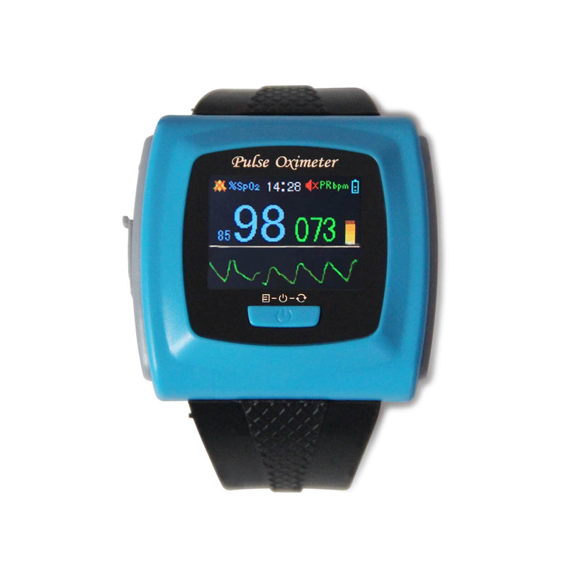 CE FDA Wrist Pulse Oximeter Fingertip SpO2 probe Sleep Heart rate Monitor CMS50F - contechealth
