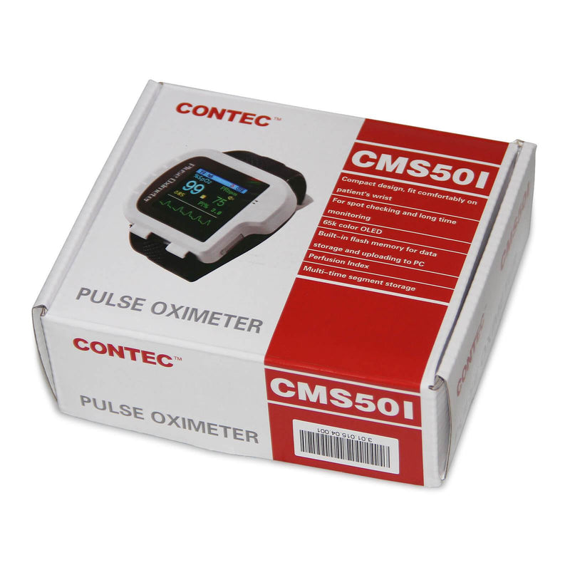 OLED CMS50I Pulse Oximeter spo2 Pulse rate PI oxygen adult spo2 probe+software - contechealth