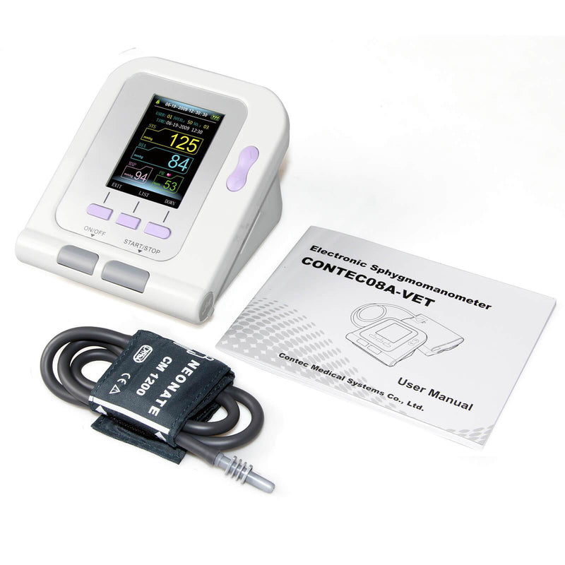 CONTEC08A VET Digital Veterinary Blood Pressure Monitor NIBP PC Software, Dog/Cat - contechealth
