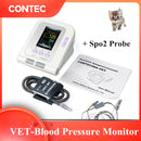 CONTEC08A Digital Veterinary Blood Pressure Monitor NIBP + SP02, PC Software, Dog/Cat ,CONTEC