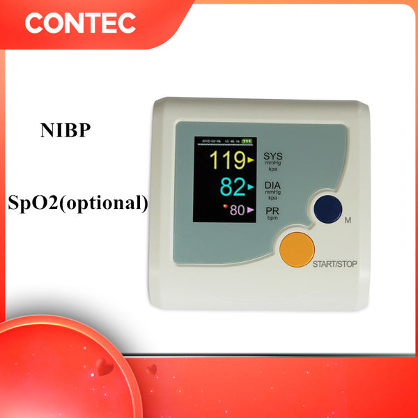 CONTEC08E Digital Upper Arm Blood Pressure Monitor Adult BP Cuff Automatical CONTEC
