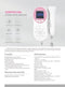 New Fetal Doppler CONTEC10A Baby Heart Beat Monitor Color LCD with 3Mhz Probe