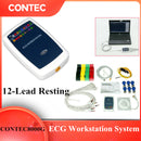CONTEC CONTEC8000G ECG Workstation System,Portable 12-lead Resting PC base EKG Machine