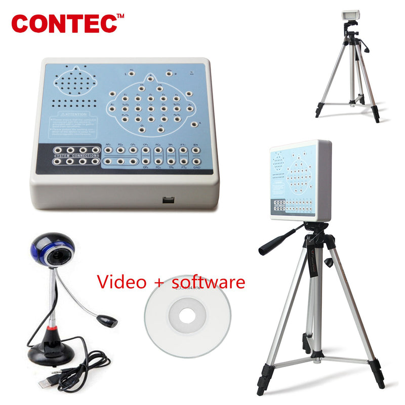 With Video KT88-3200 Digital 32  Channel EEG  Machine&Mapping System,2 tripods,Brain electric CONTEC - contechealth