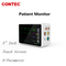 2022 Newest CONTEC TS1 Patient Monitor 6 Parameters Touch Screen ECG NIBP SPO2 Portable Monitor