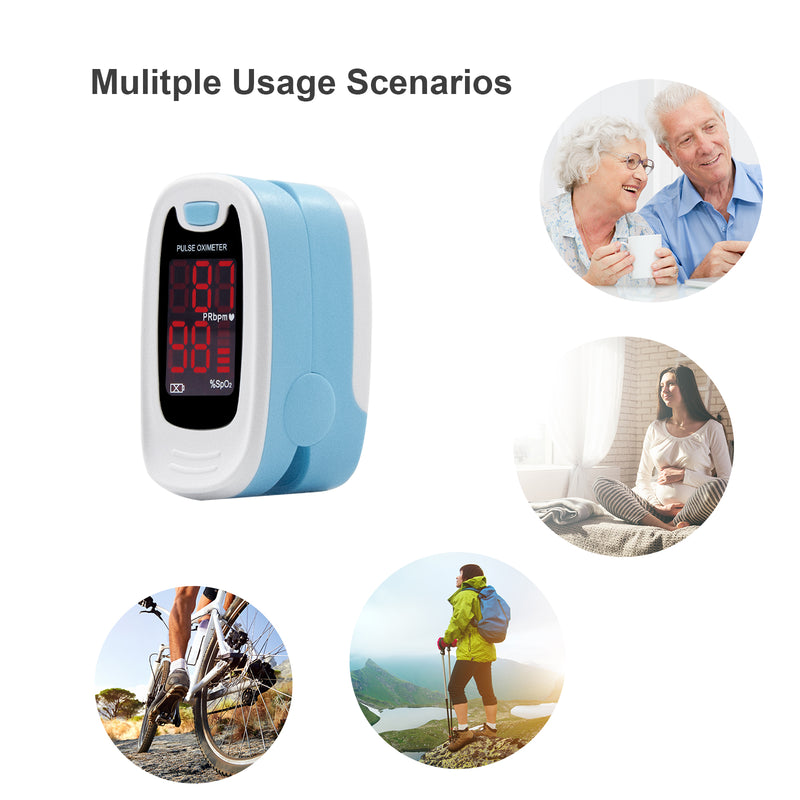 CONTEC CMS50M Pulse Oximeter Fingertip blood oxygen saturation SpO2,PR monitor LED