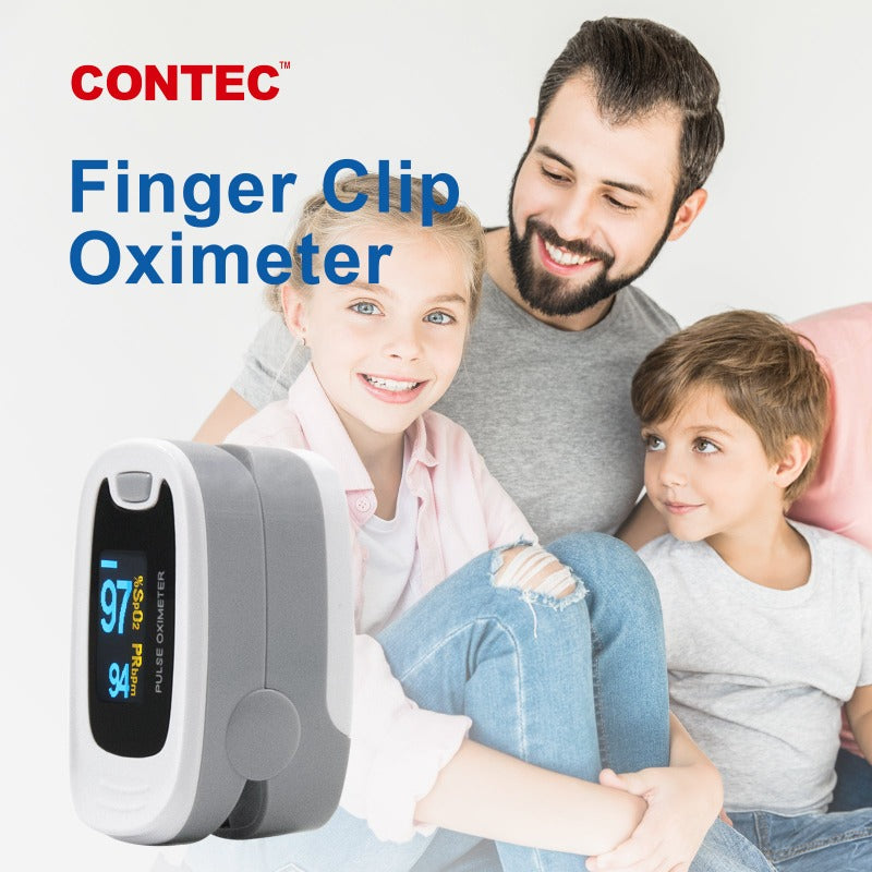 100Pcs Pulse Oximeter CMS50N GRAY SpO2 and Pulse Rate – ContecEurope