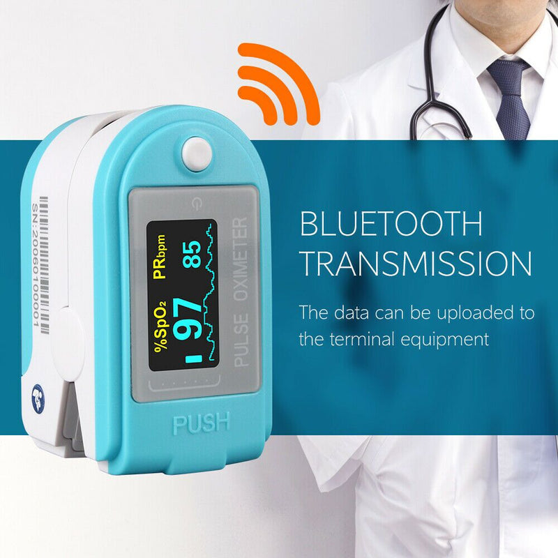 Fingertip Pulse Oximeter CMS50D-BT SPO2 monitor Blood Oxygen Level test