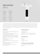 CONTEC New SPM-D Spirometer Lung Volume Respiratory Machine PC Software