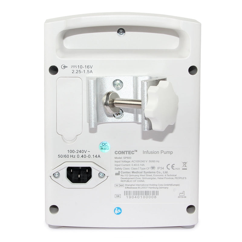 SP800 LCD Infusion Pump Accurate flow rate control Unique door design Alarm CONTEC