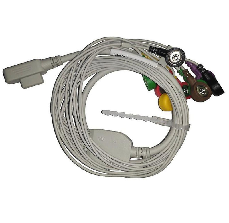 10 Lead ECG/EKG Machine leadwire,Snap,Holter Recorder TLC6000 Monitor