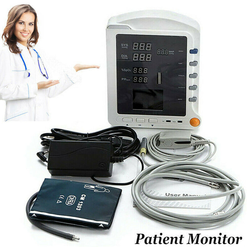 CONTEC Patient Monitor CMS5100 NIBP SPO2 PR 3 Parameter Vital Sign CE