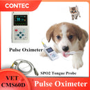 CMS60D-VET SPO2 Pulse Oximeter, Tongue Ear Blood Oxygen Monitor FDA