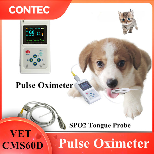 Veterinary Handheld Cms60d-vet Pulse Tester Pulse La Saturación De - Foto 8