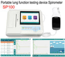 NEW SP100 portable lung function testing device FVC SVC Touch Screen Spirometer