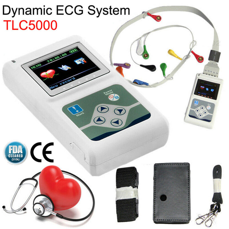 CONTEC TLC5000 ECG Holter 12 Channel 24h EKG Monitor PC Software Analy –  ContecEurope