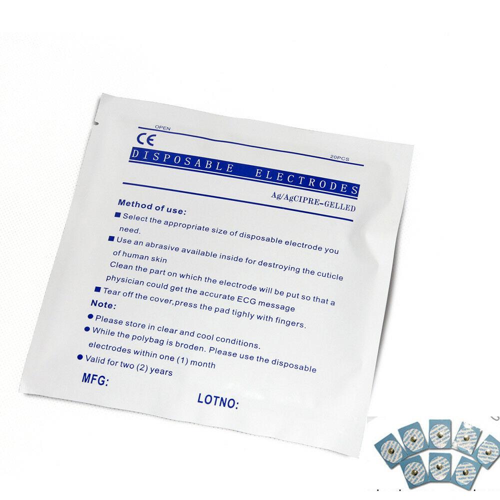 Electrodes For CONTEC Patient monitor,ECG/EKG Disposable Electrodes,10 ...